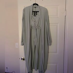 Fashion Nova 3 Piece light blue set Size Large